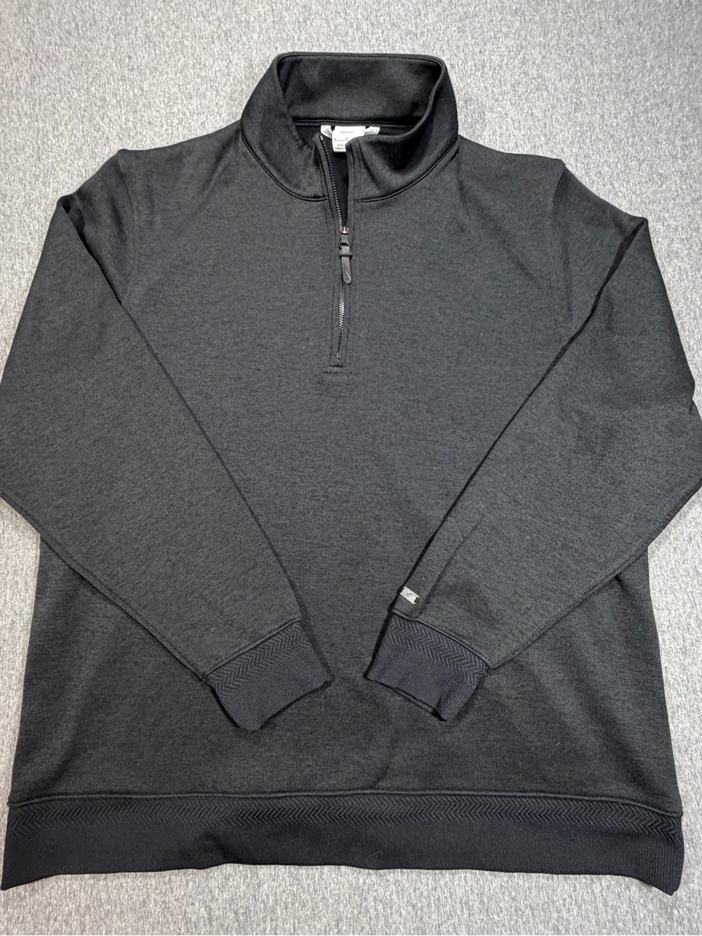 Nike Men's Black Quarter-Zip Sweater Dri Fit Golf Pullover XL DH0986-010
